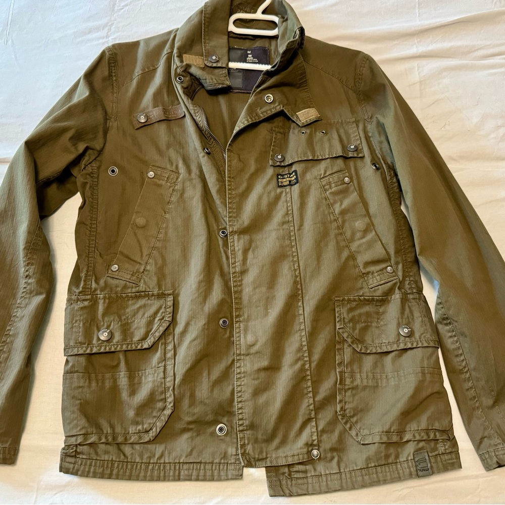 G-Star raw men’s jacket gently worn safari look great condition.